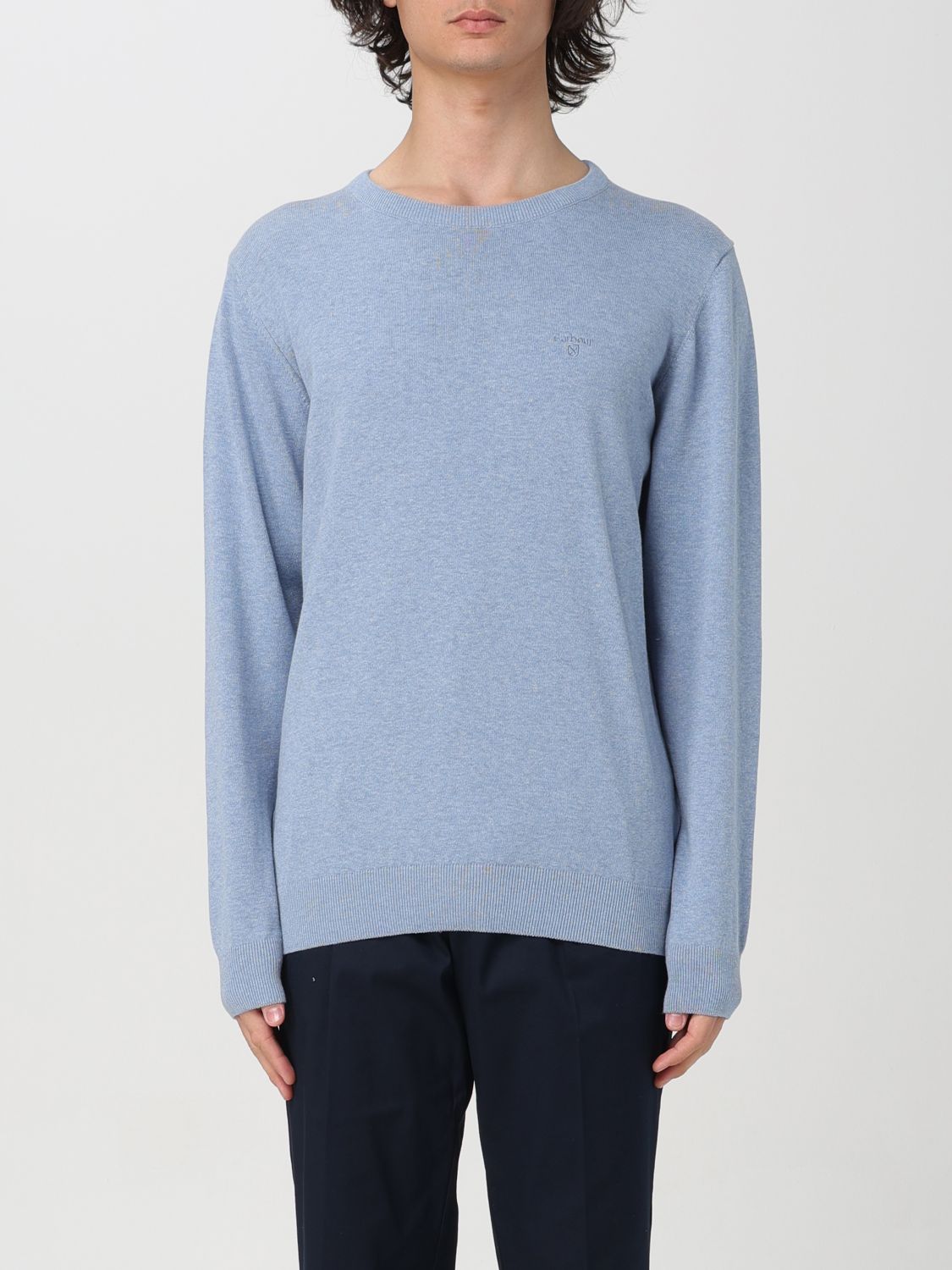 Barbour Sweater  Men Color Sky Blue