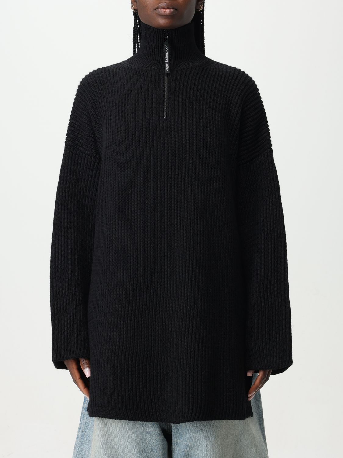 Shop Balenciaga Sweater  Woman Color Black
