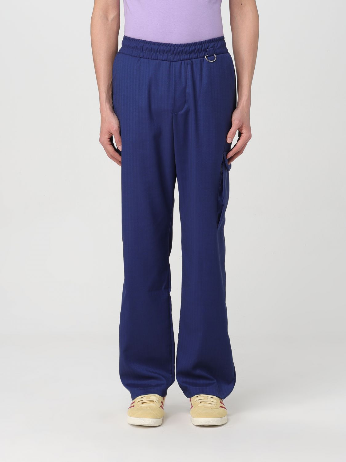 Family First Trousers  Men Colour Blue