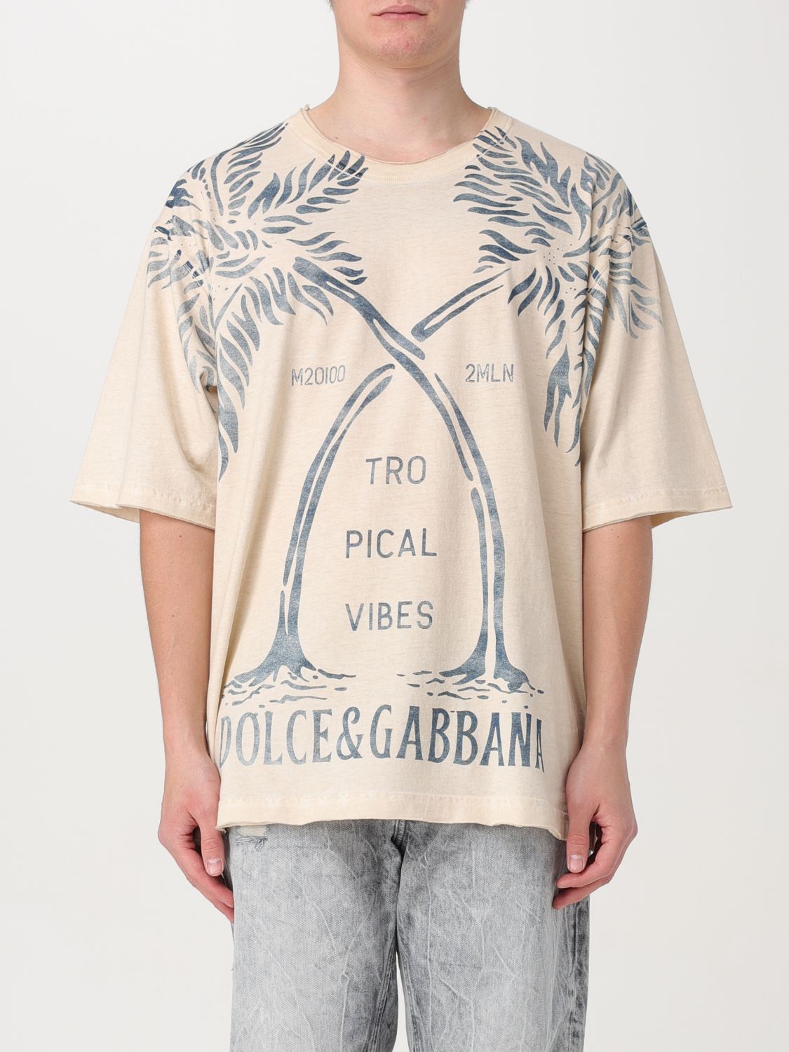 Dolce & Gabbana T-shirt  Men Color Beige