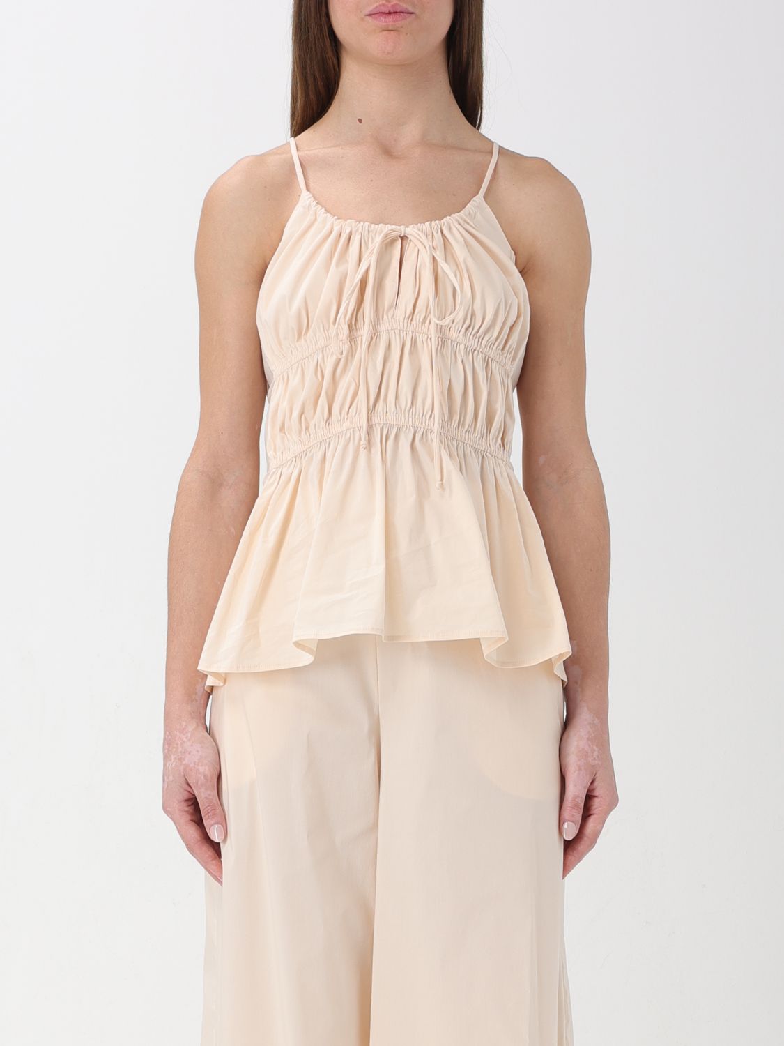 Liviana Conti Top  Woman Color Beige