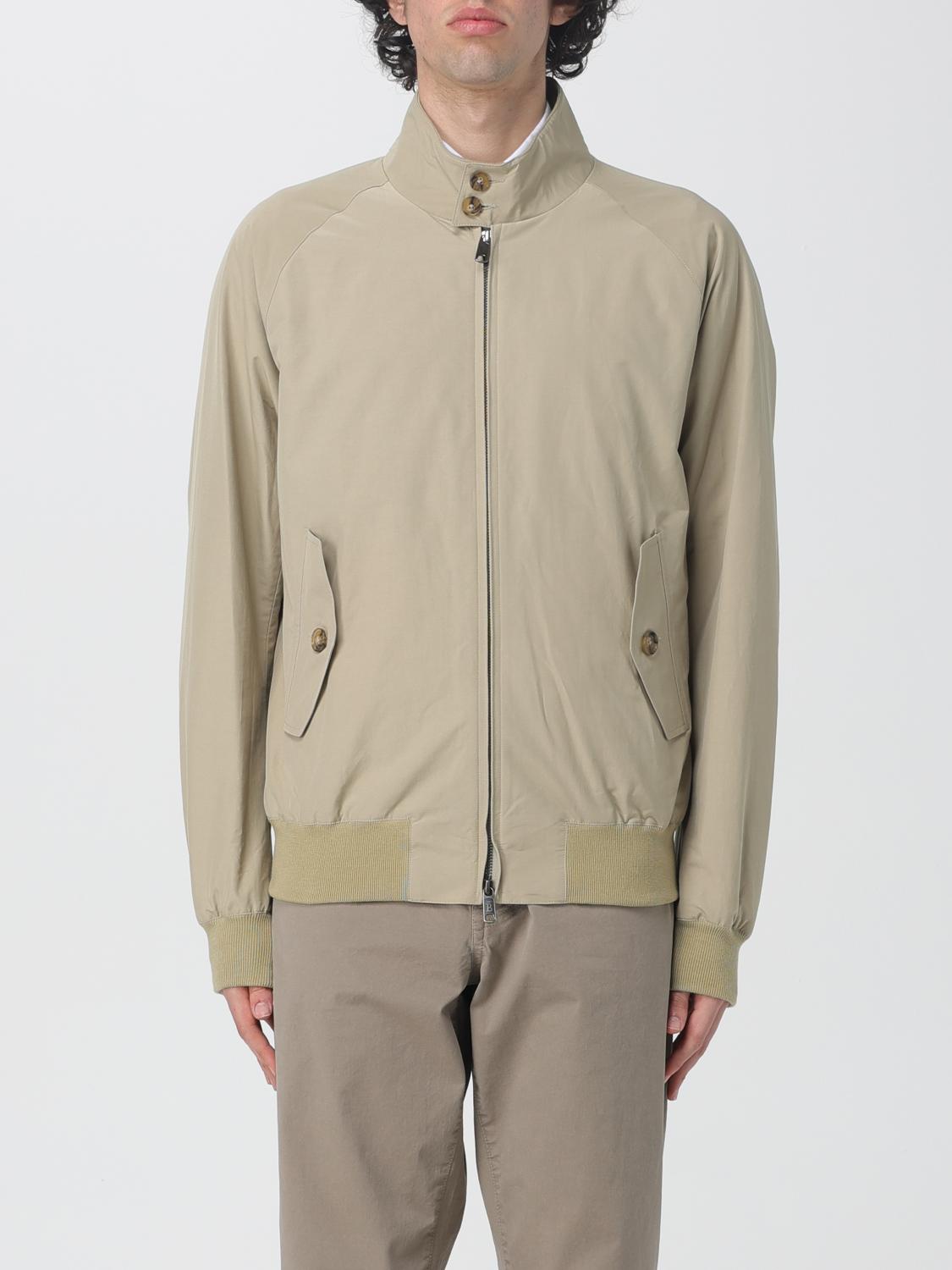 Baracuta Technical Fabric Jacket In Beige