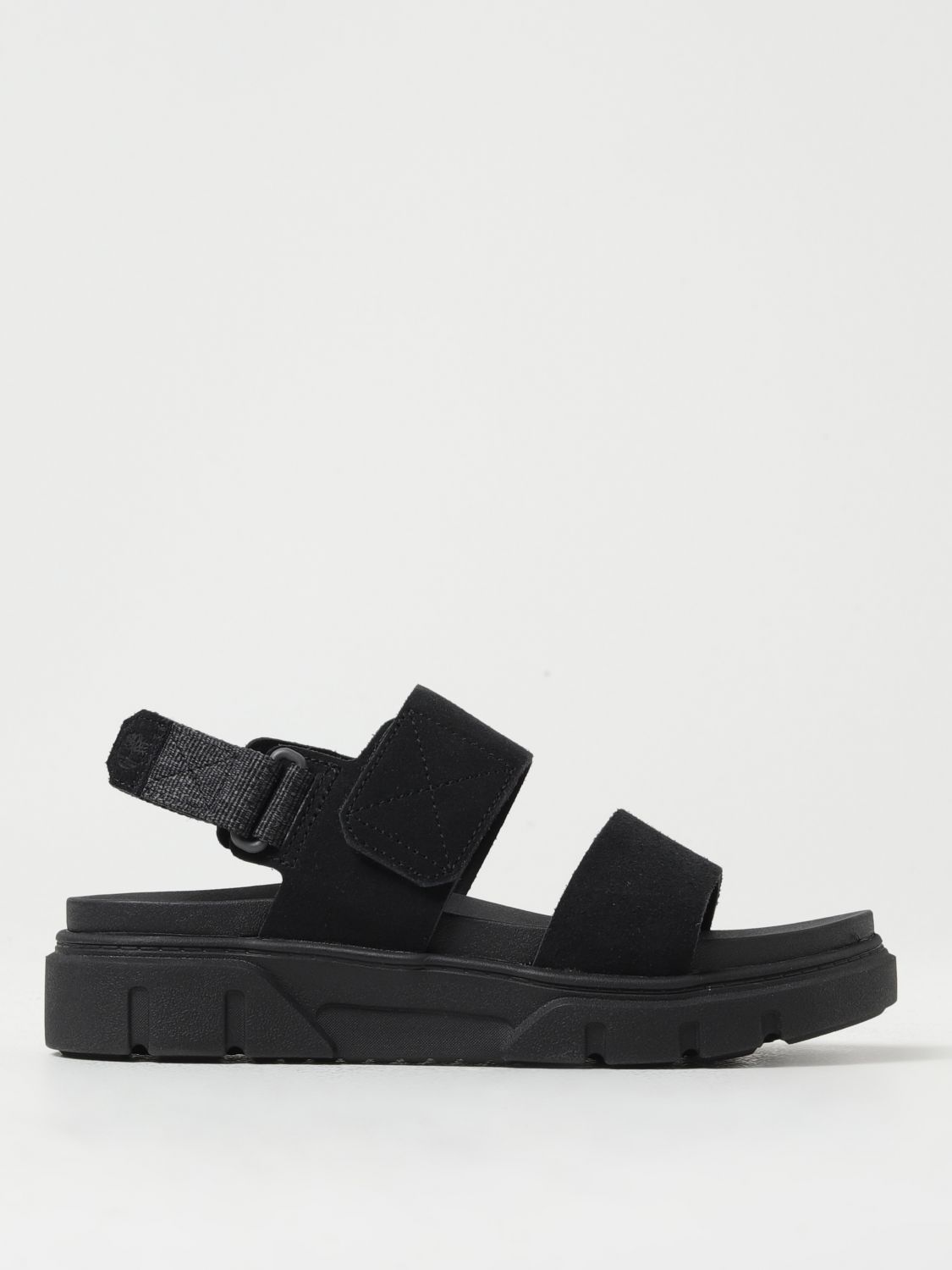Timberland Flat Sandals  Woman Color Black In 黑色