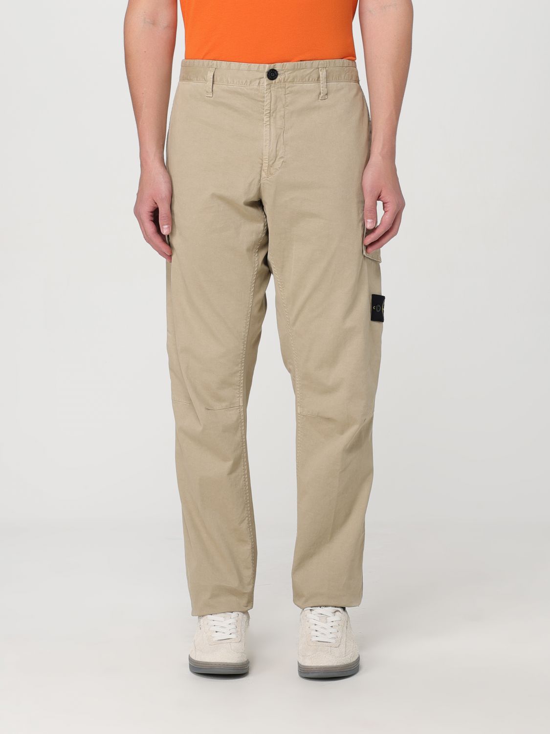 Stone Island Pants  Men Color Sand In Neutral