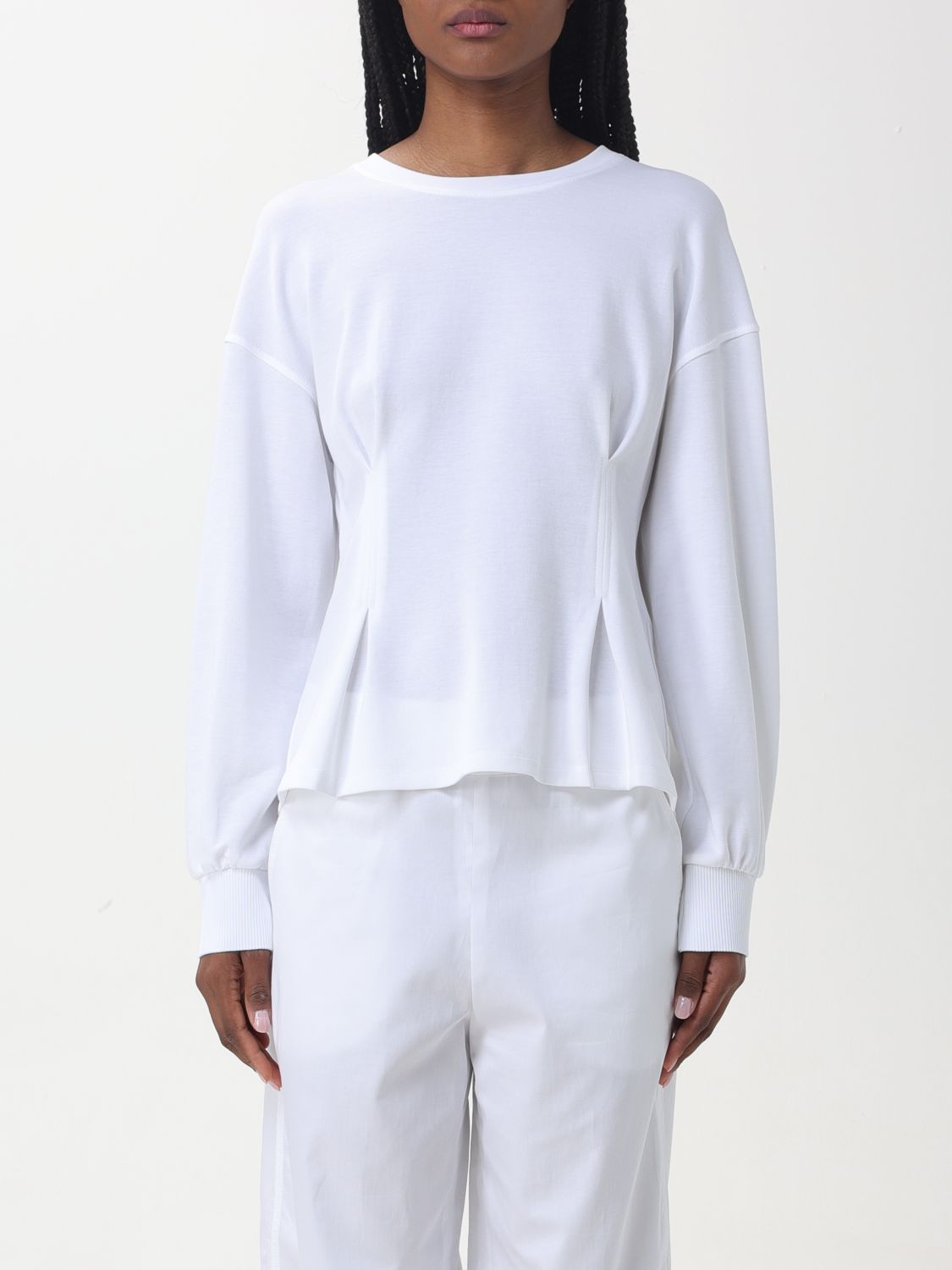Max Mara T-shirt  Leisure Woman Color White