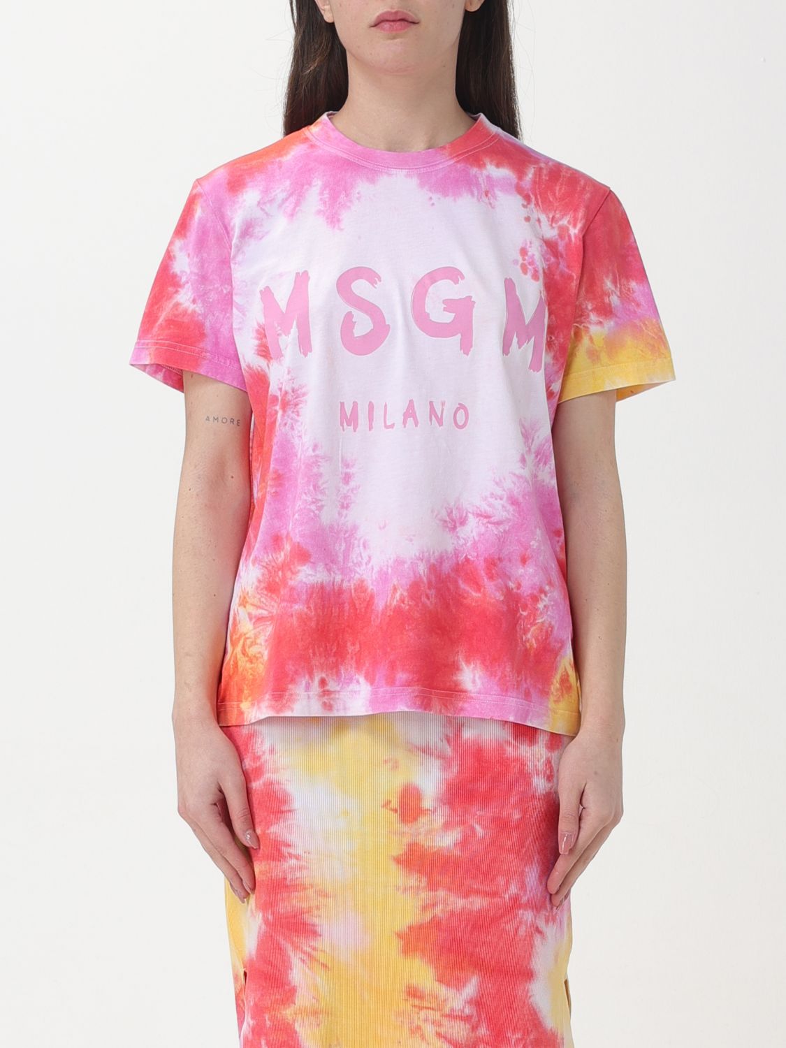 Msgm T-shirt  Woman Colour Multicolor