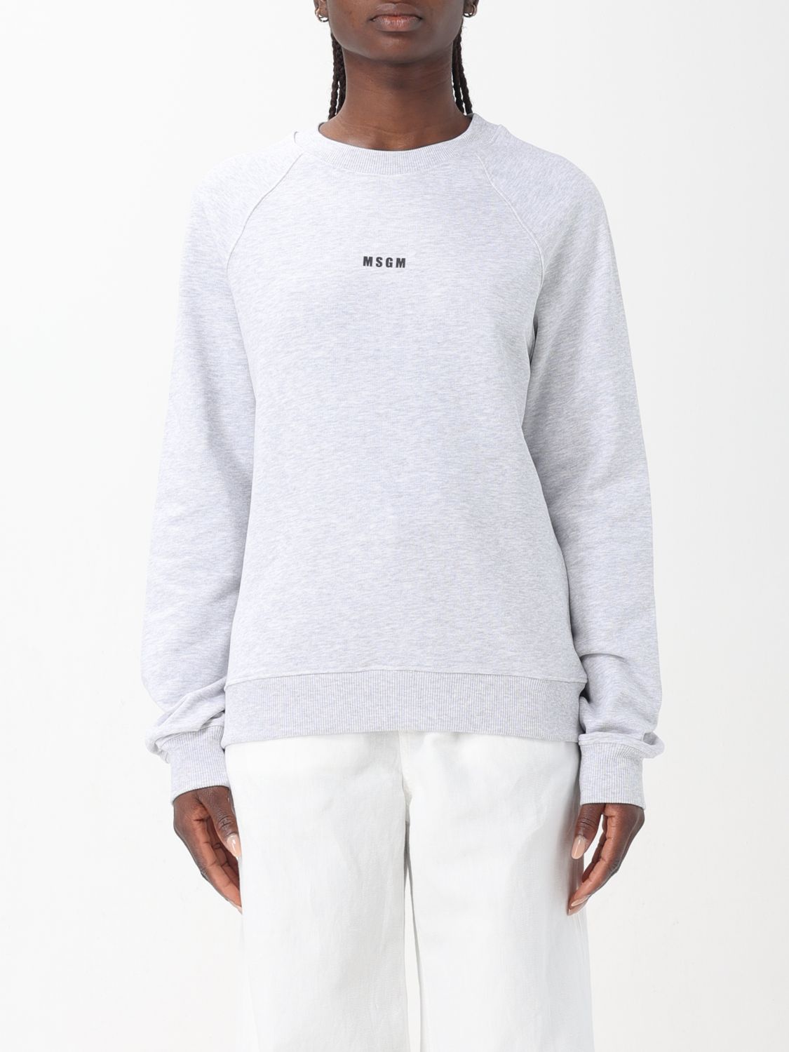 Msgm Sweatshirt  Woman Color Grey