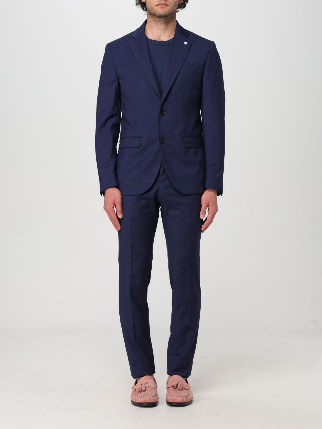 Shop Manuel Ritz Suit  Men Color Blue
