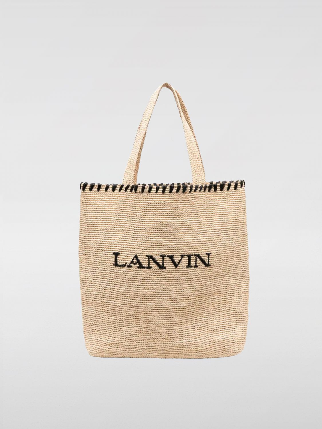 Shop Lanvin Shoulder Bag  Woman Color Black