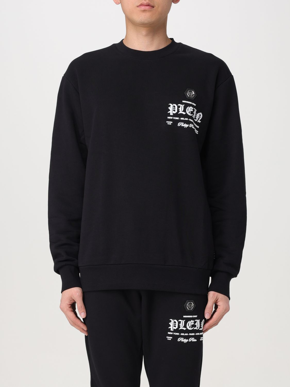 Shop Philipp Plein Sweatshirt  Men Color Black