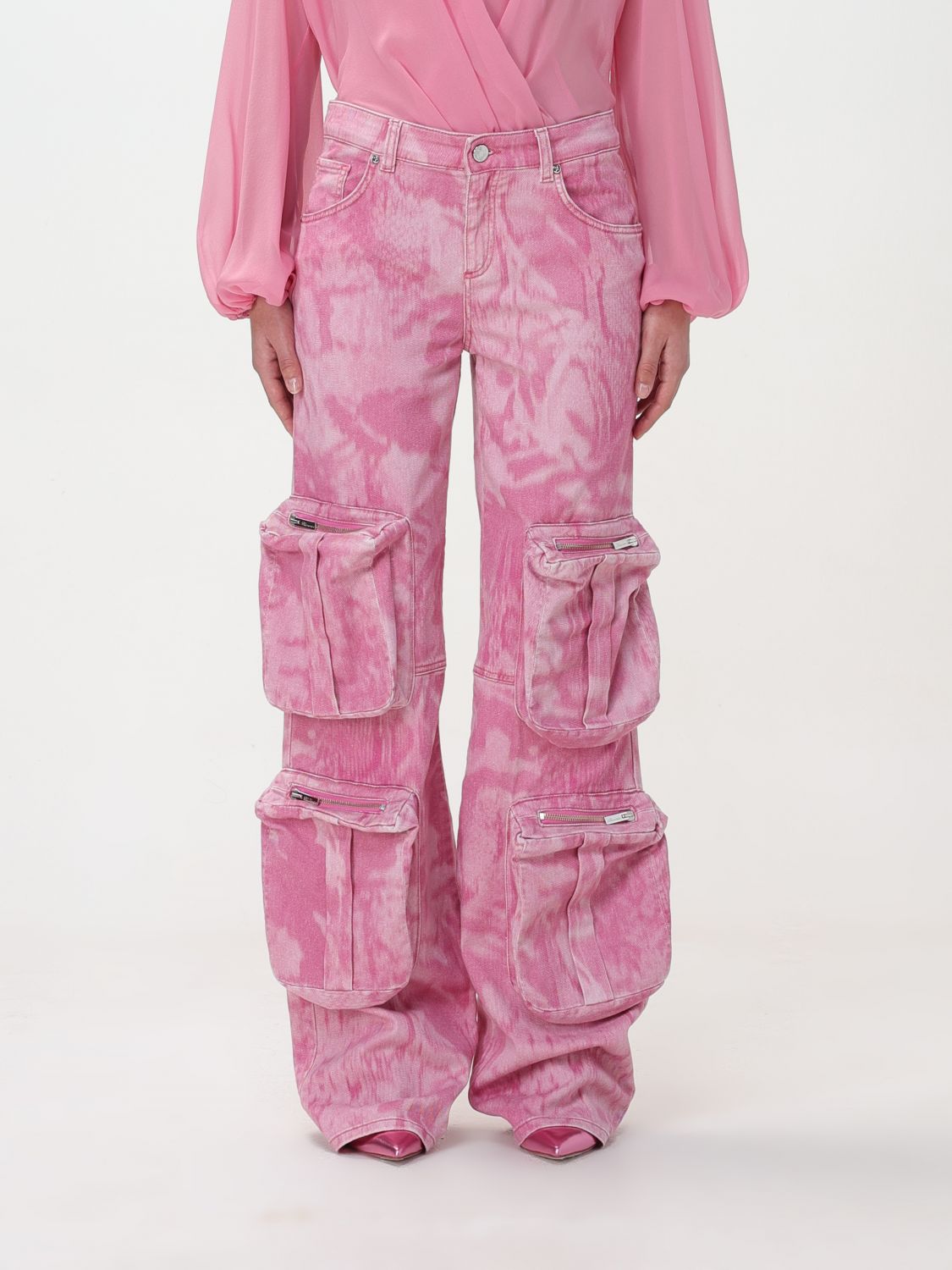Shop Blumarine Jeans  Woman Color Pink