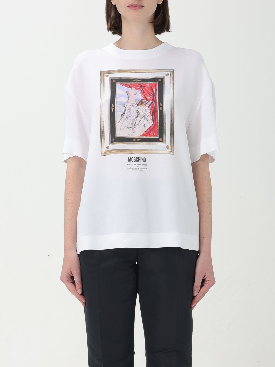 Shop Moschino Couture T-shirt  Woman Color White