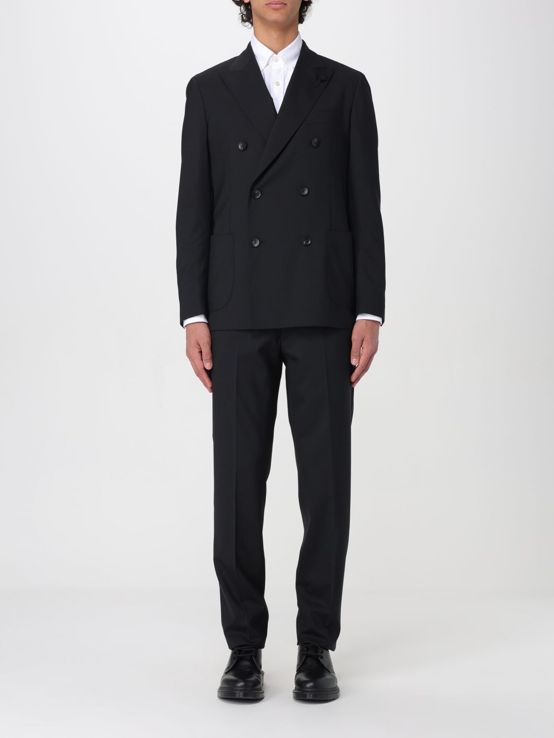Lardini Suit  Men Color Black In 黑色