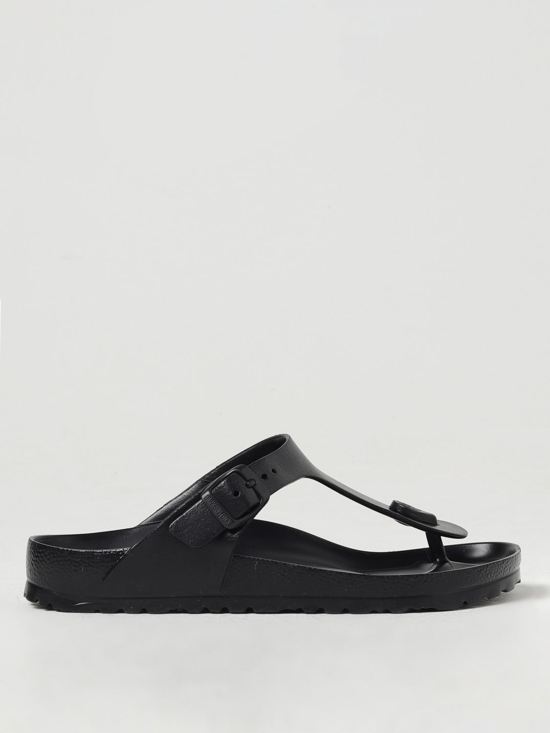 Shop Birkenstock Flat Sandals  Woman Color Black