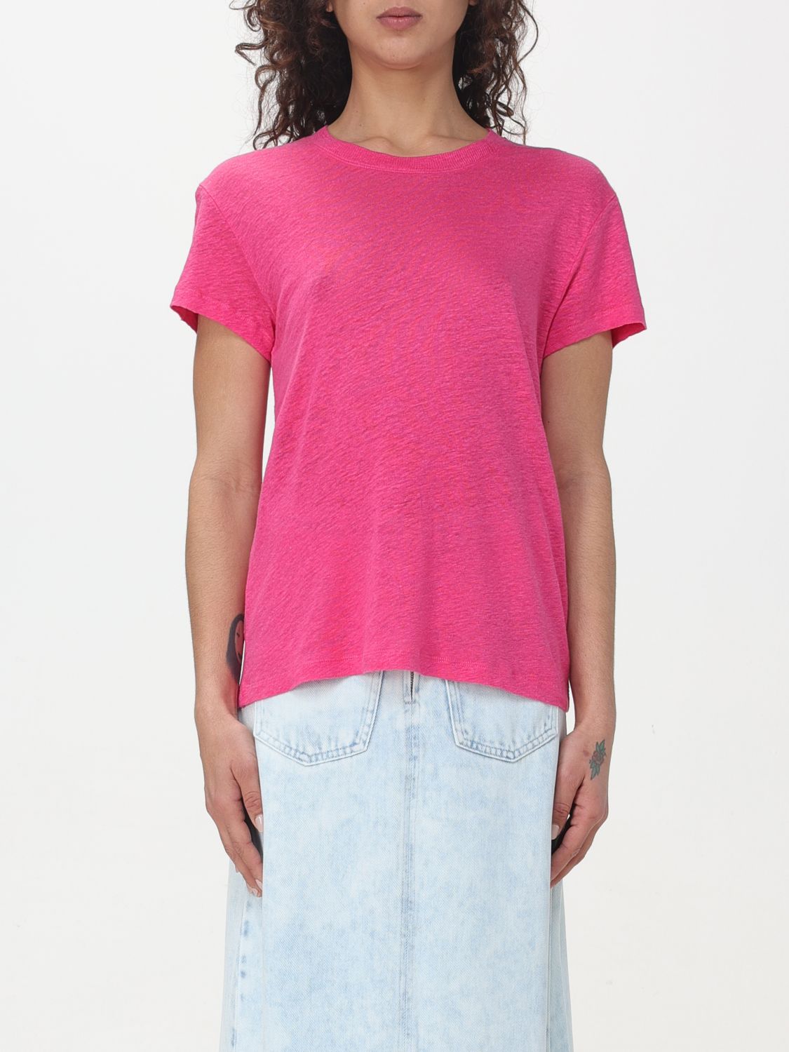 Shop Iro T-shirt  Woman Color Fuchsia