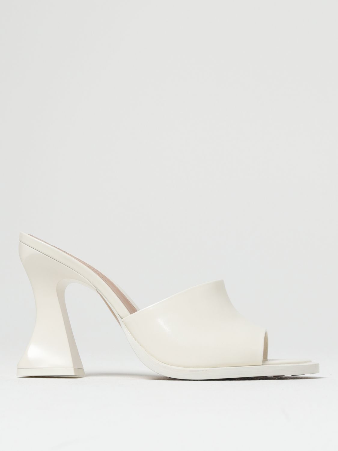 Shop Bottega Veneta Heeled Sandals  Woman Color White