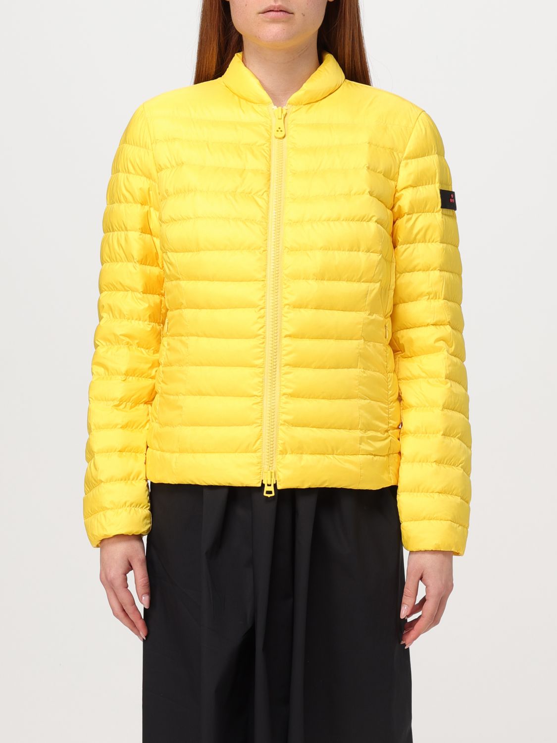 Shop Peuterey Jacket  Woman Color Yellow