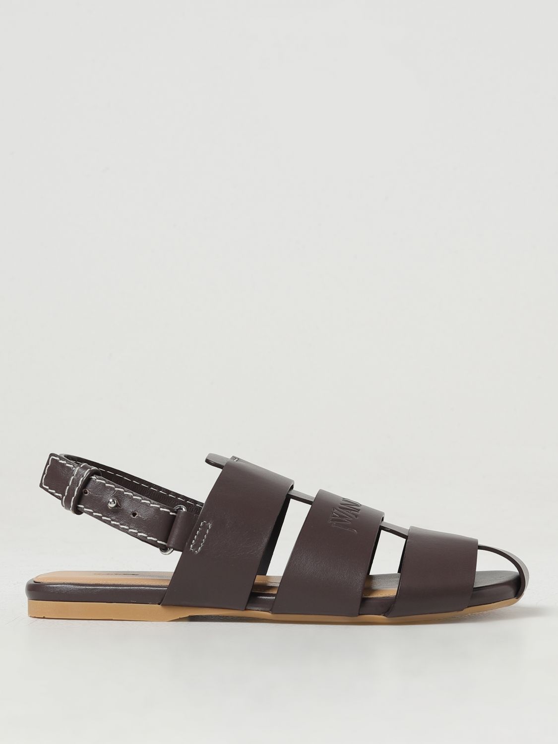Jw Anderson Flat Sandals  Woman Color Brown