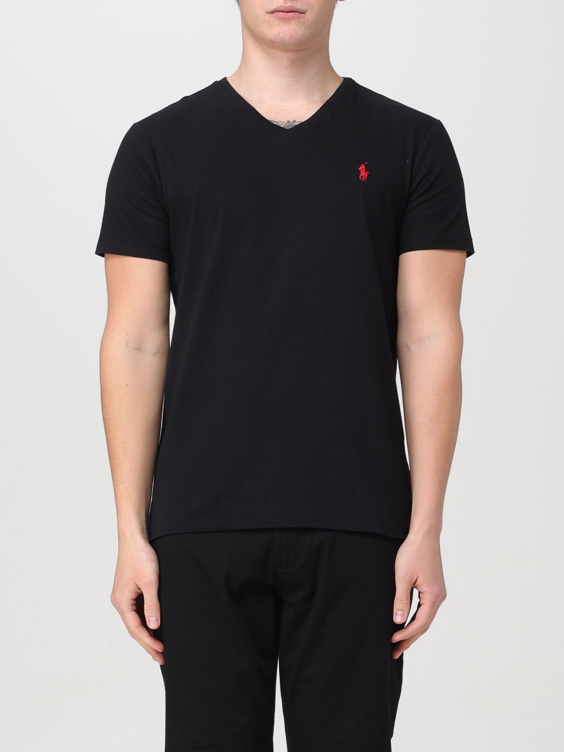 Polo Ralph Lauren T-shirt  Men Color Black