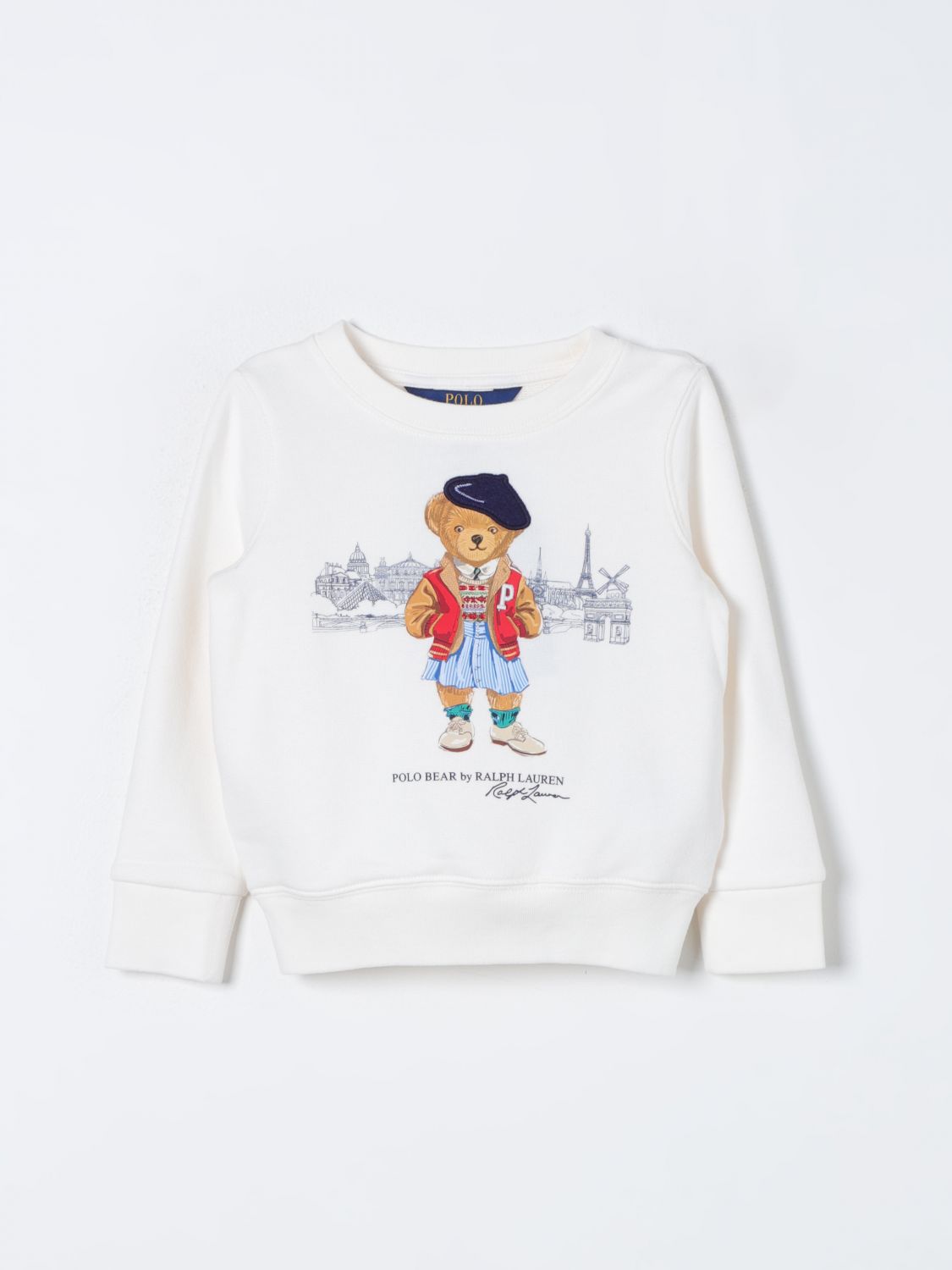 Shop Polo Ralph Lauren Sweater  Kids Color White