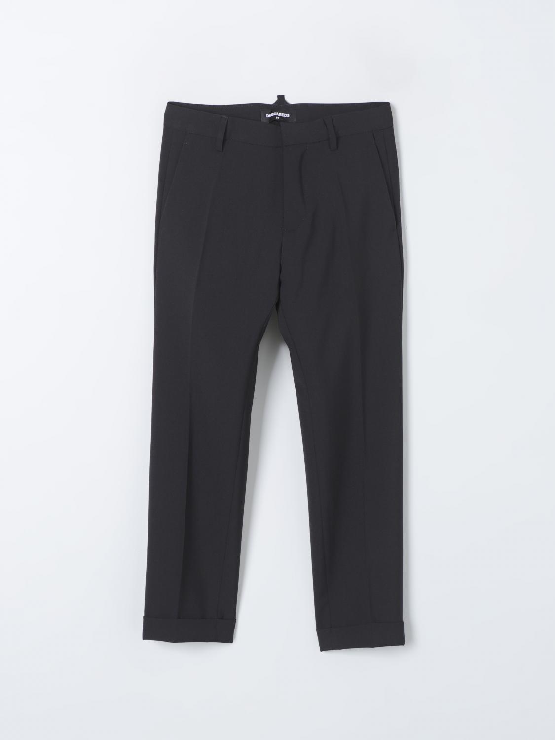 Dsquared2 Junior Pants Kids Color Black In Black