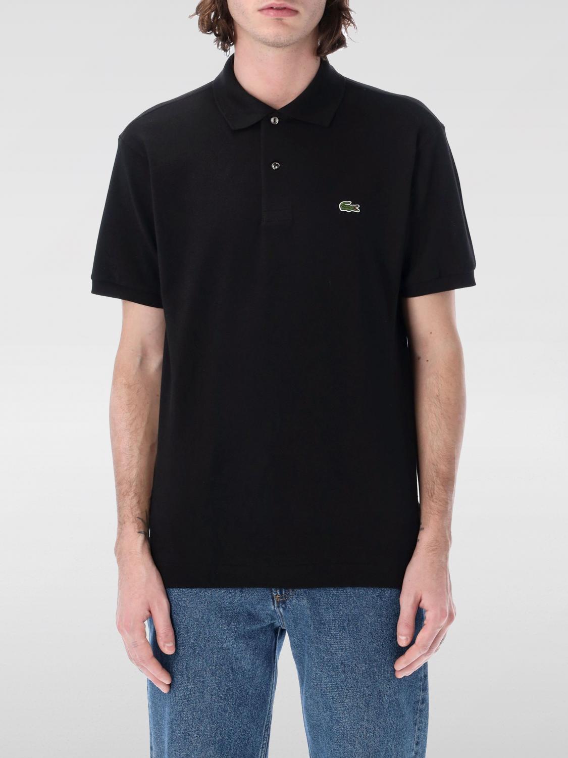 Lacoste Classic Fit Original L.12.12 Polo Clothing In Black