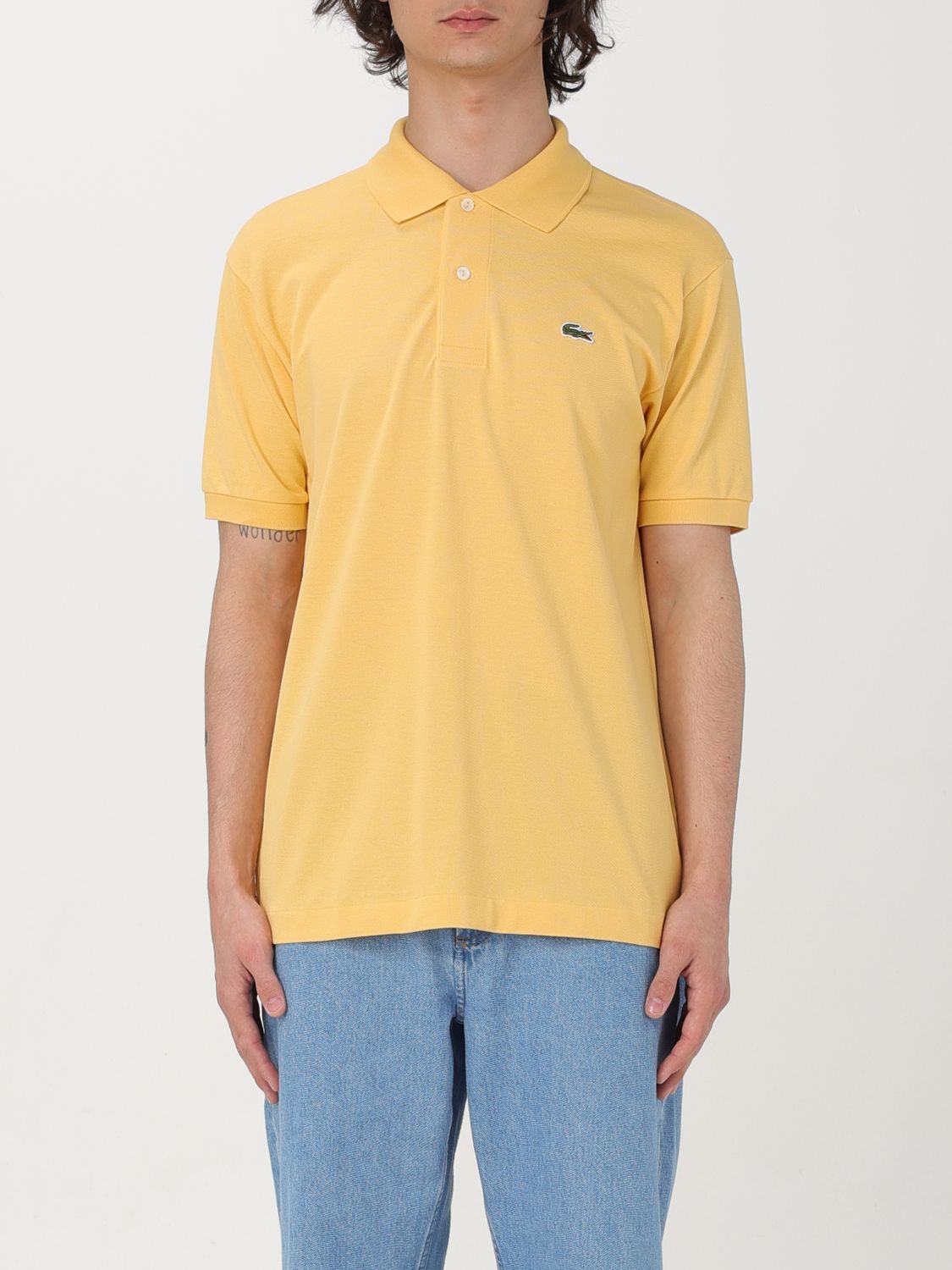 Lacoste Polo衫  男士 颜色 黄色 In Yellow