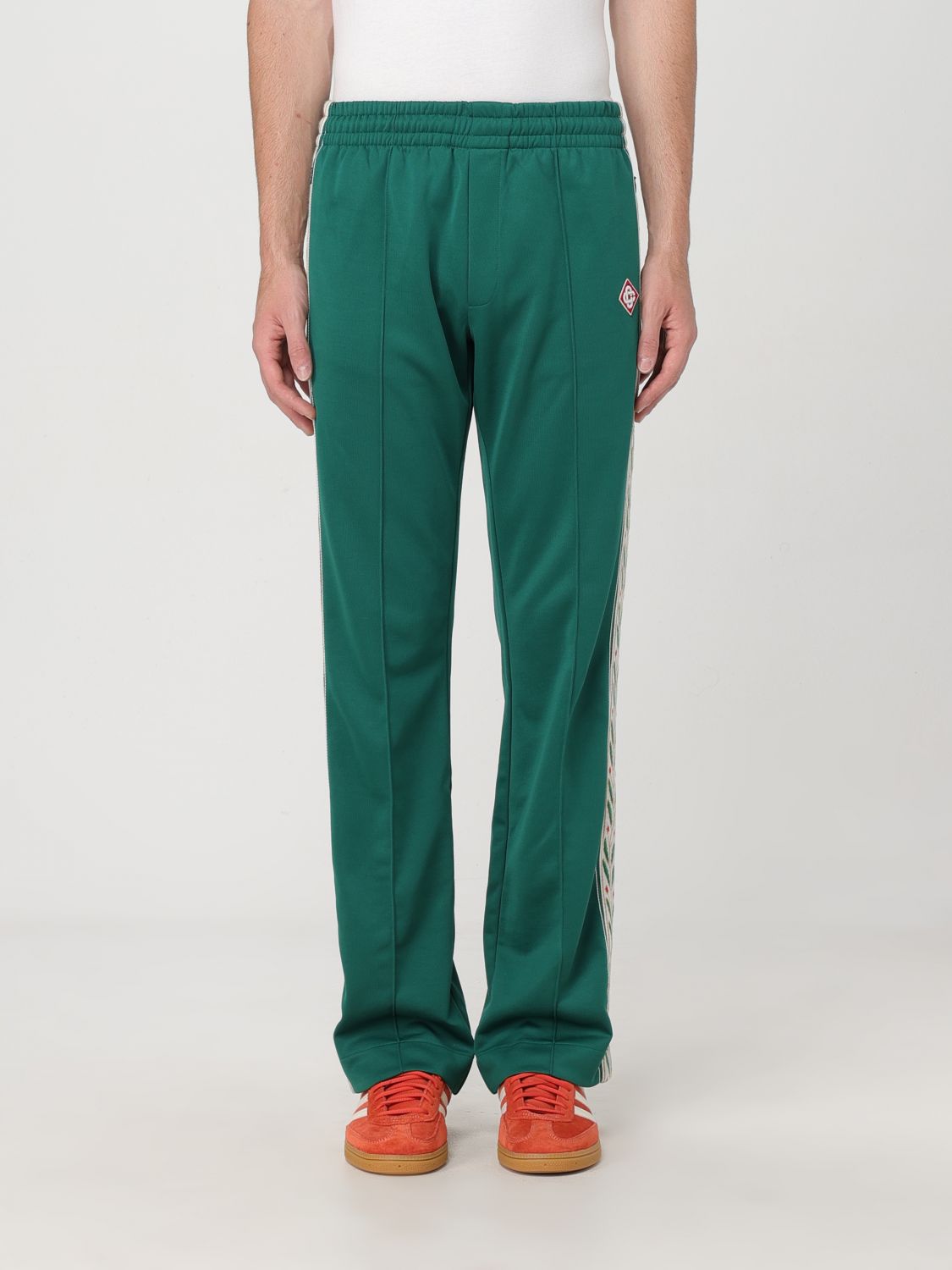 Shop Casablanca Pants  Men Color Green