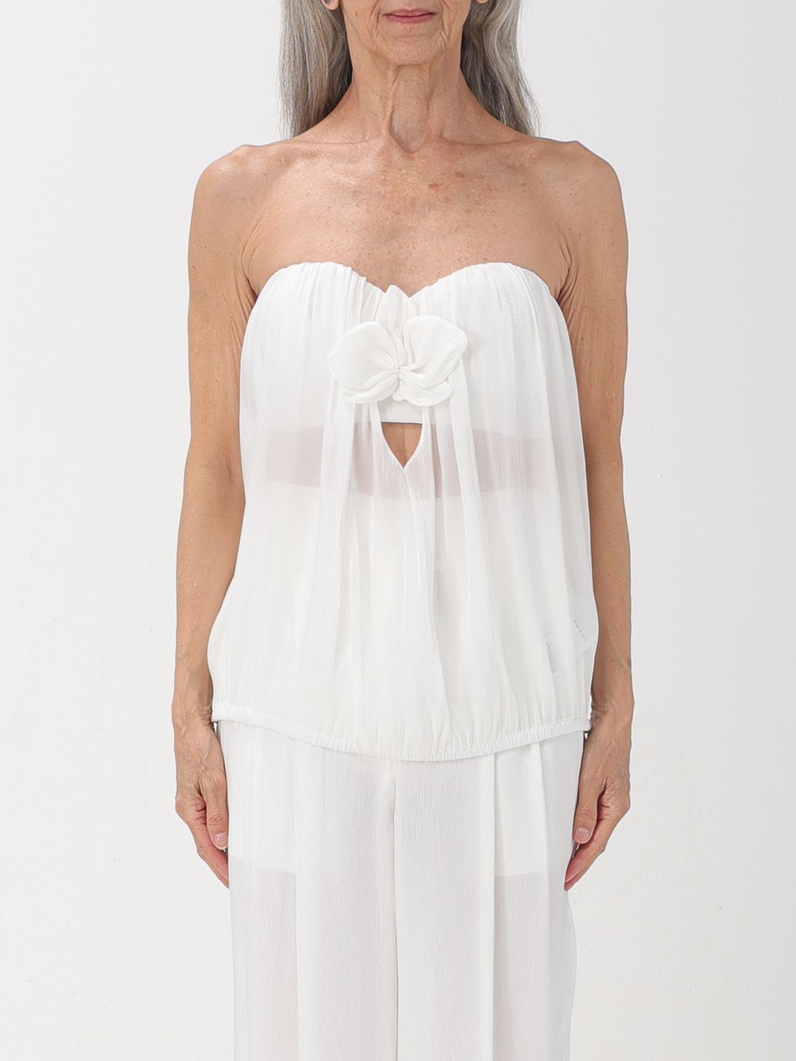 Shop Genny Top  Woman Color White