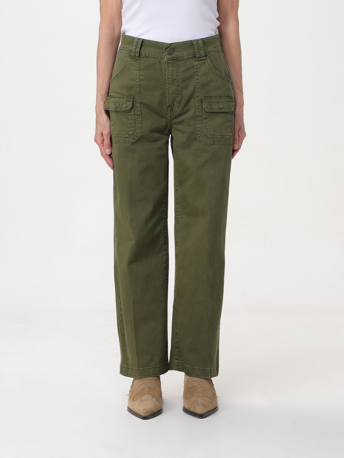 Frame Trousers  Woman Colour Green