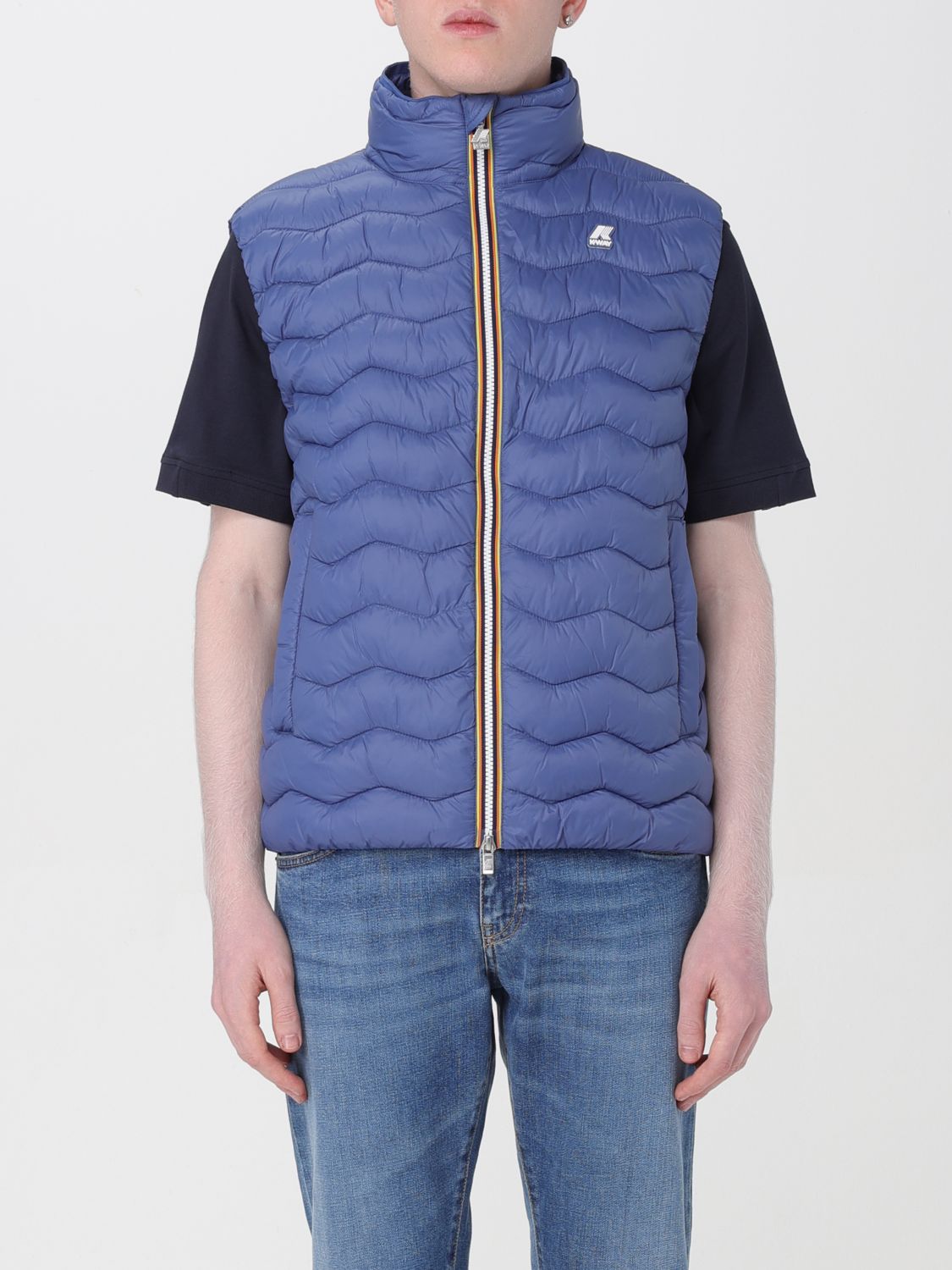 K-way Suit Vest Men Color Blue 1 In Blue 1