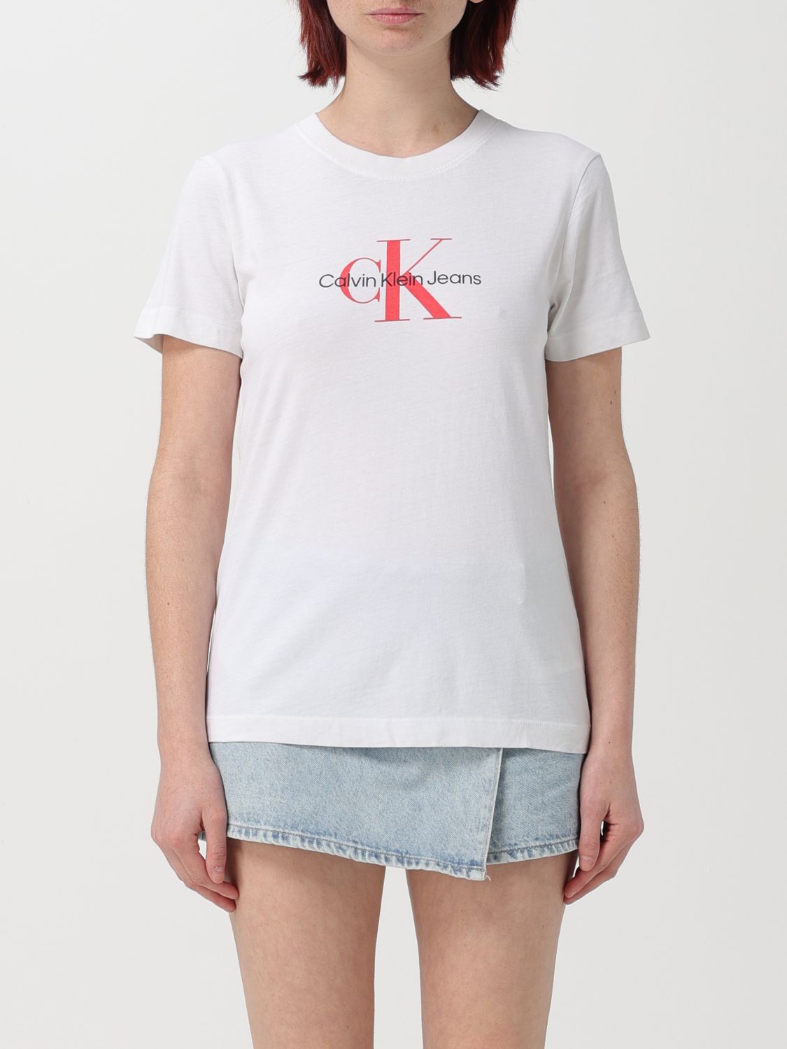 Ck Jeans T-shirt  Woman Color White