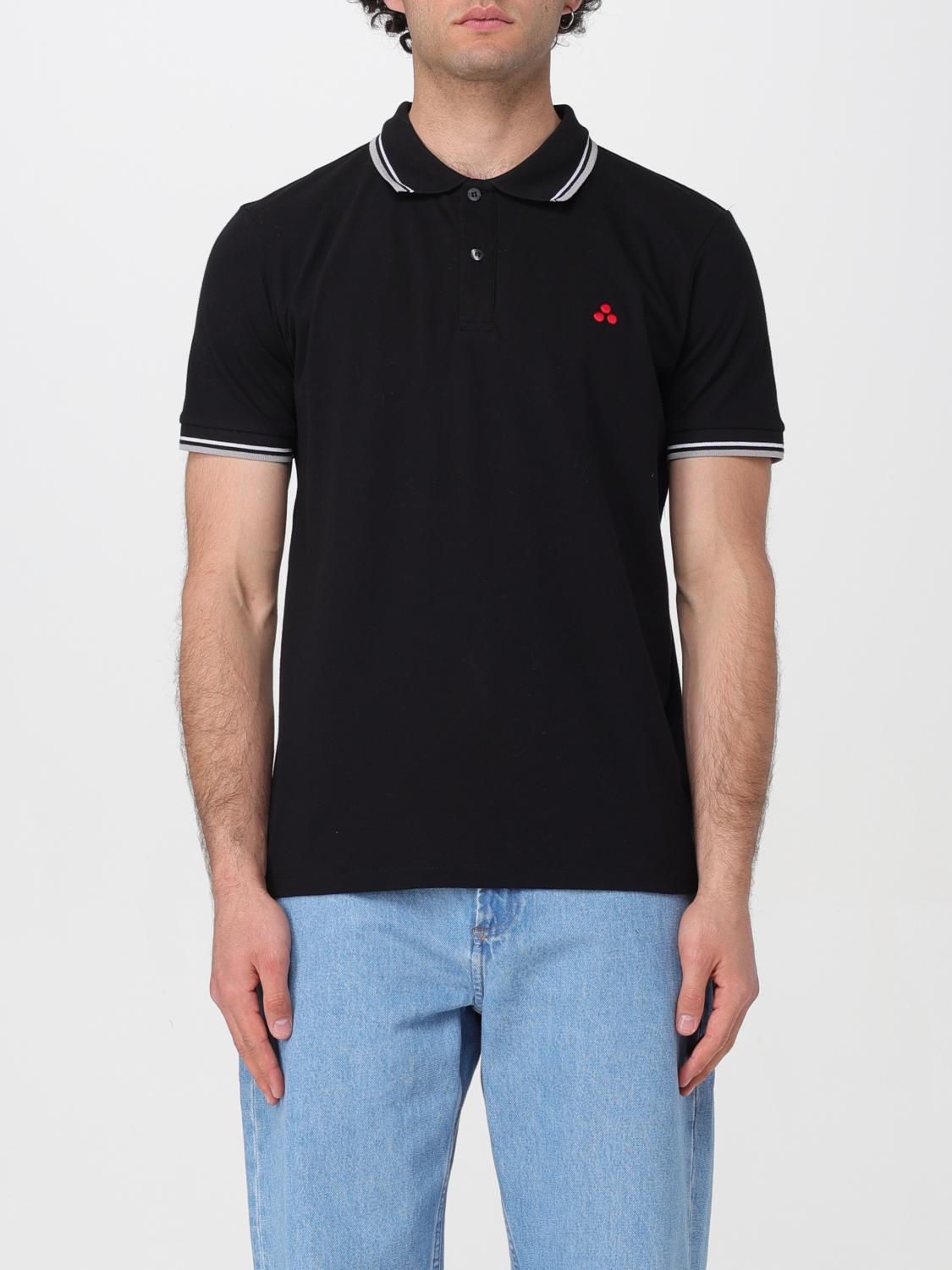 Shop Peuterey Polo Shirt  Men Color Black