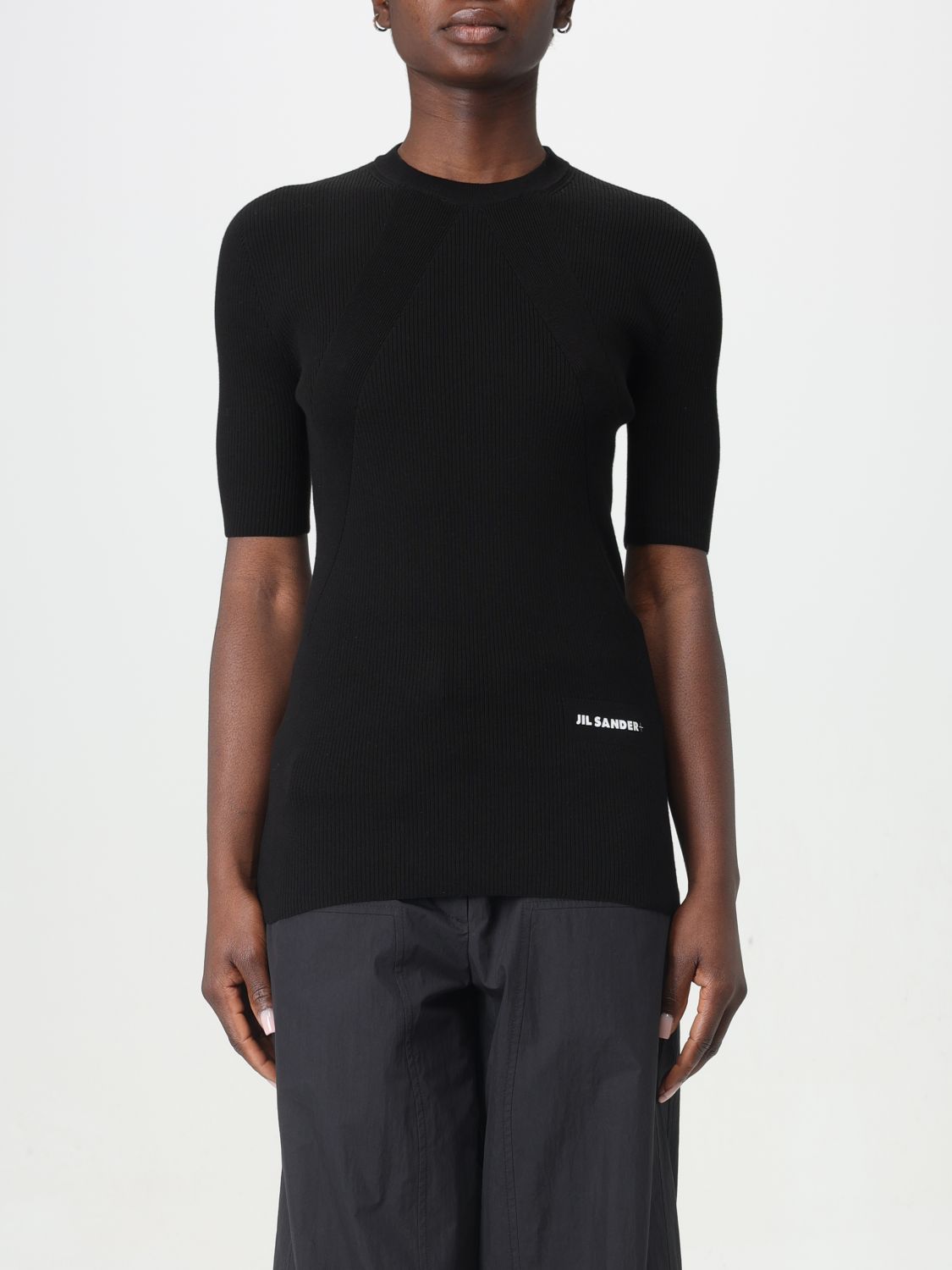 Shop Jil Sander Sweater  Woman Color Black