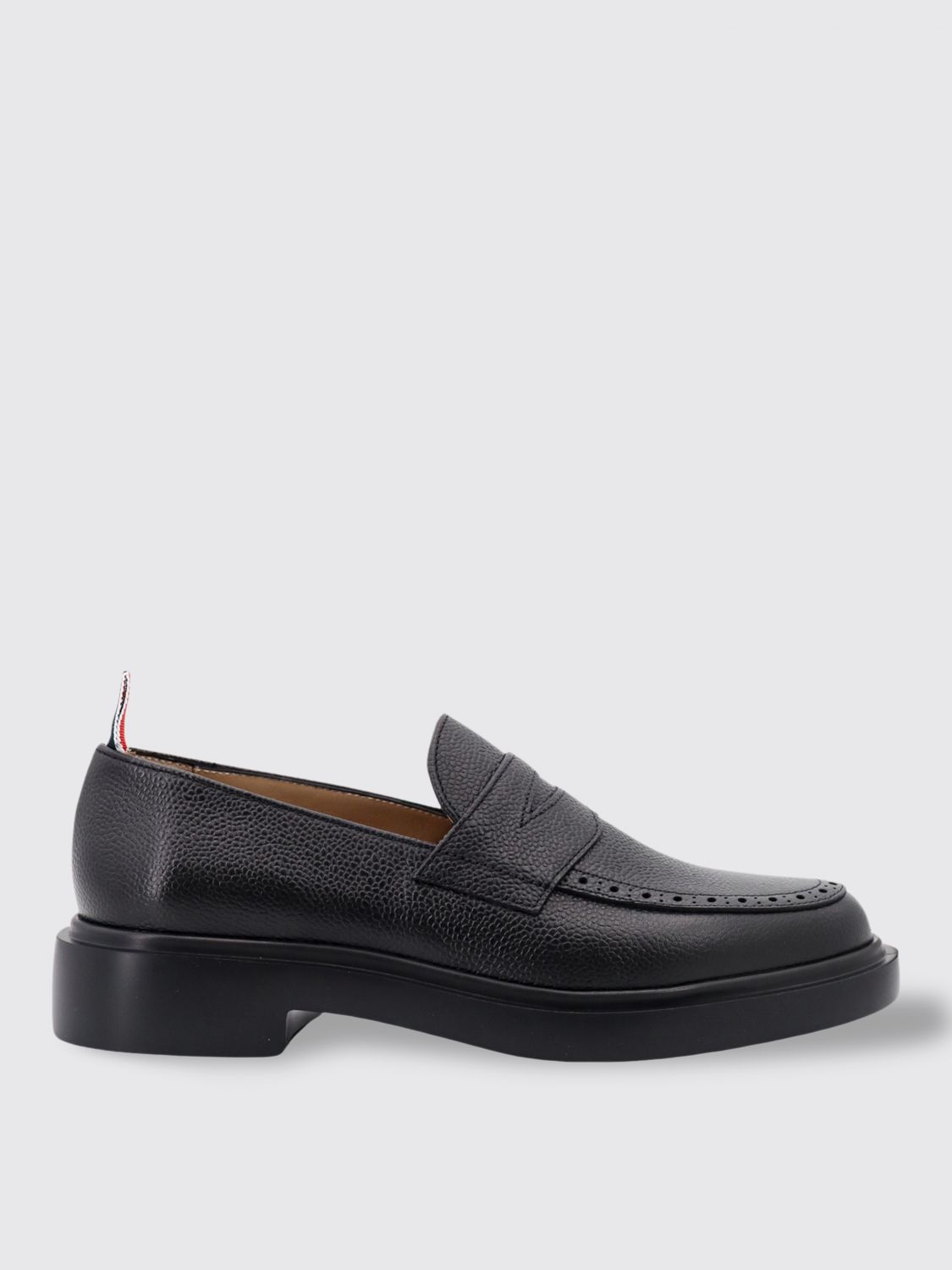 Shop Thom Browne Loafers  Woman Color Black