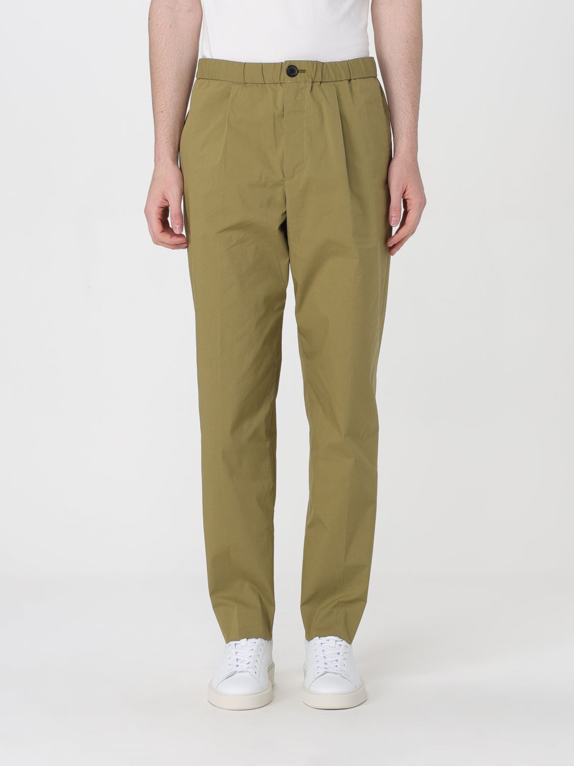 Ps By Paul Smith Pants Ps Paul Smith Men Color Green