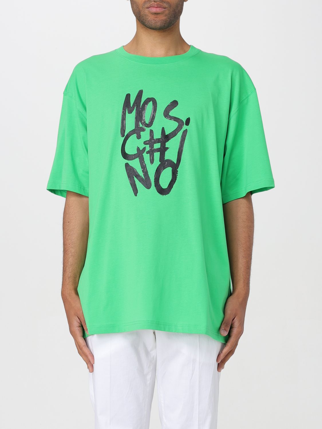 T恤 MOSCHINO COUTURE 男士 颜色 绿色