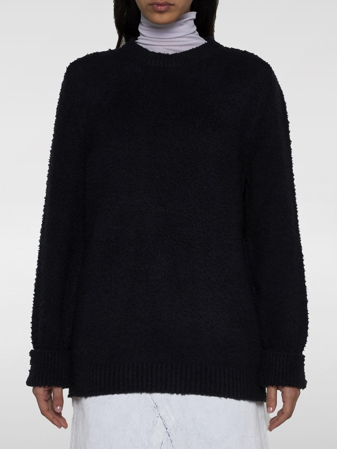 Shop Maison Margiela Sweater  Woman Color Black