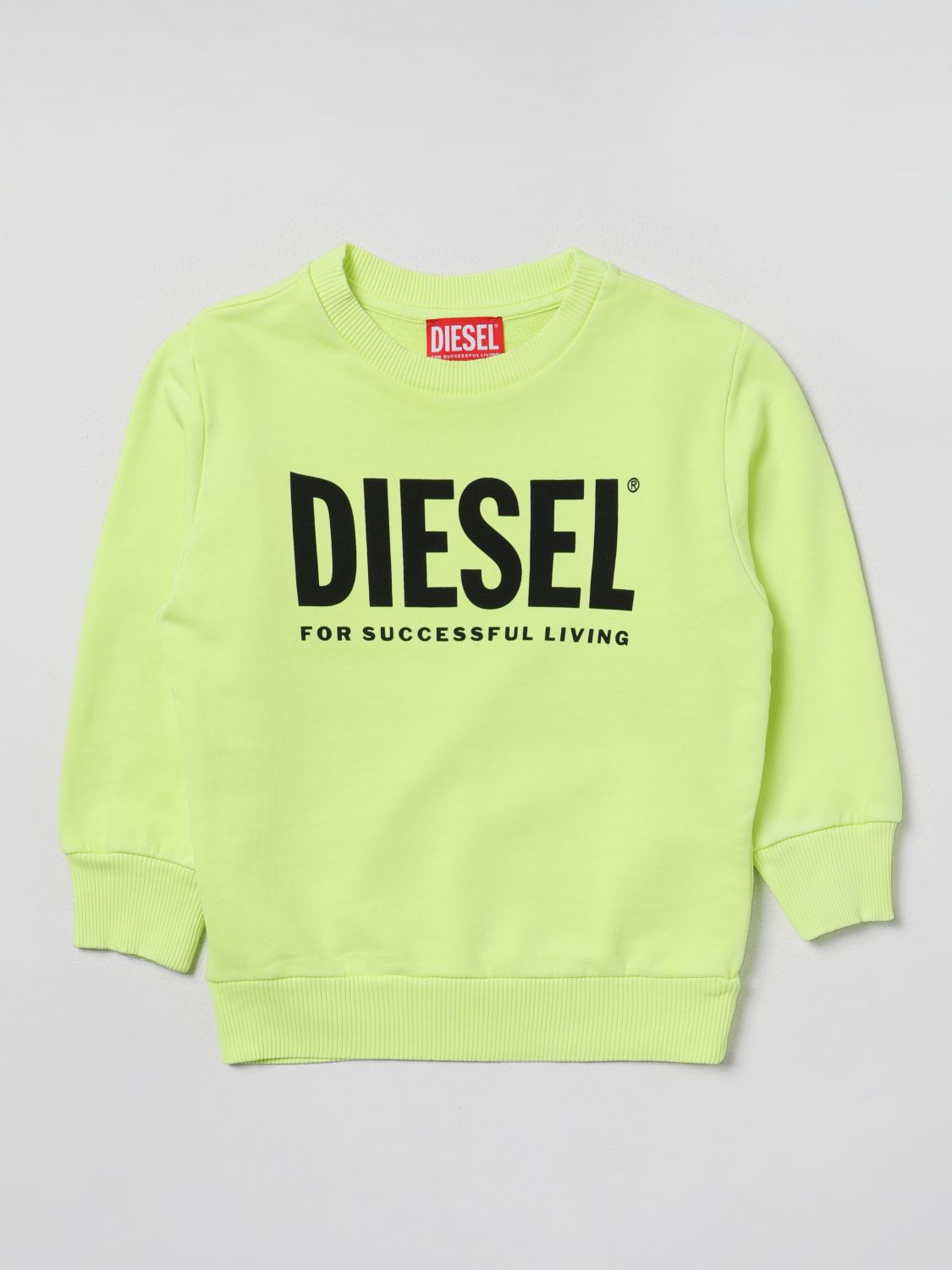 Shop Diesel Sweater  Kids Color Yellow