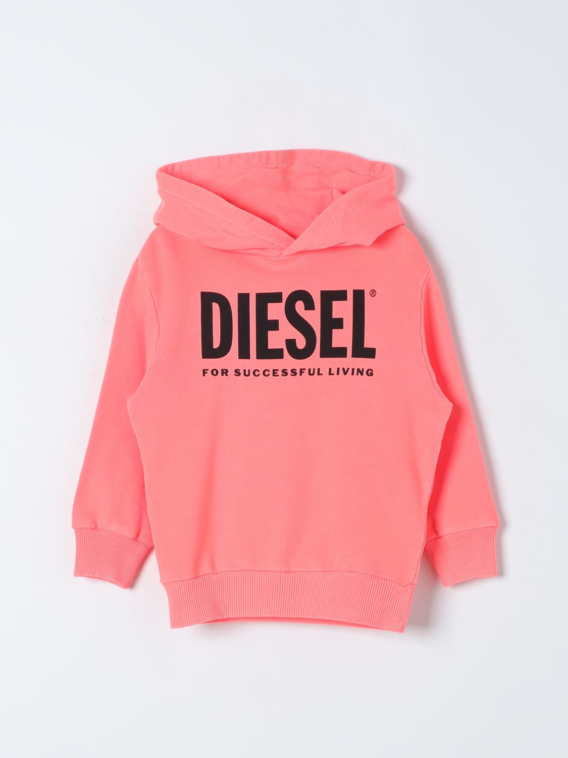 Shop Diesel Sweater  Kids Color Pink