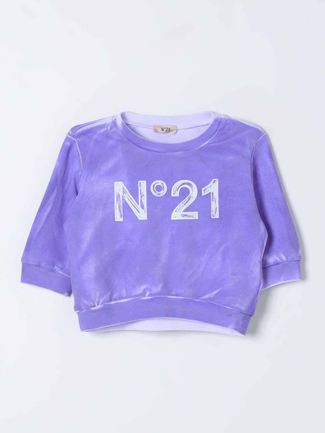 毛衣 N° 21 儿童 颜色 紫色