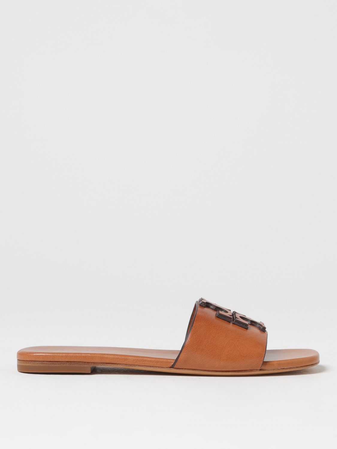 Shop Tory Burch Flat Sandals  Woman Color Brown