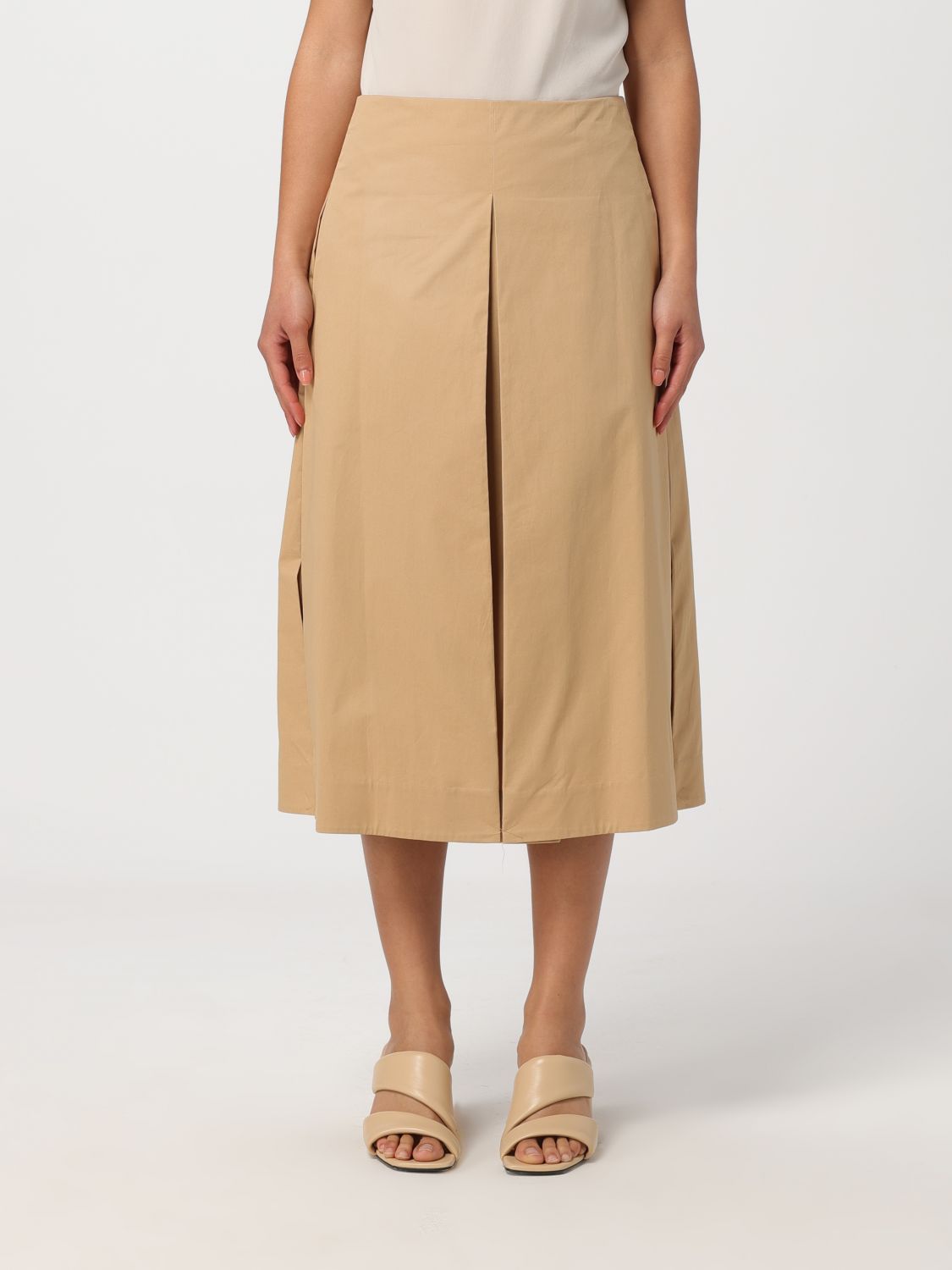 Shop Tory Burch Skirt  Woman Color Beige