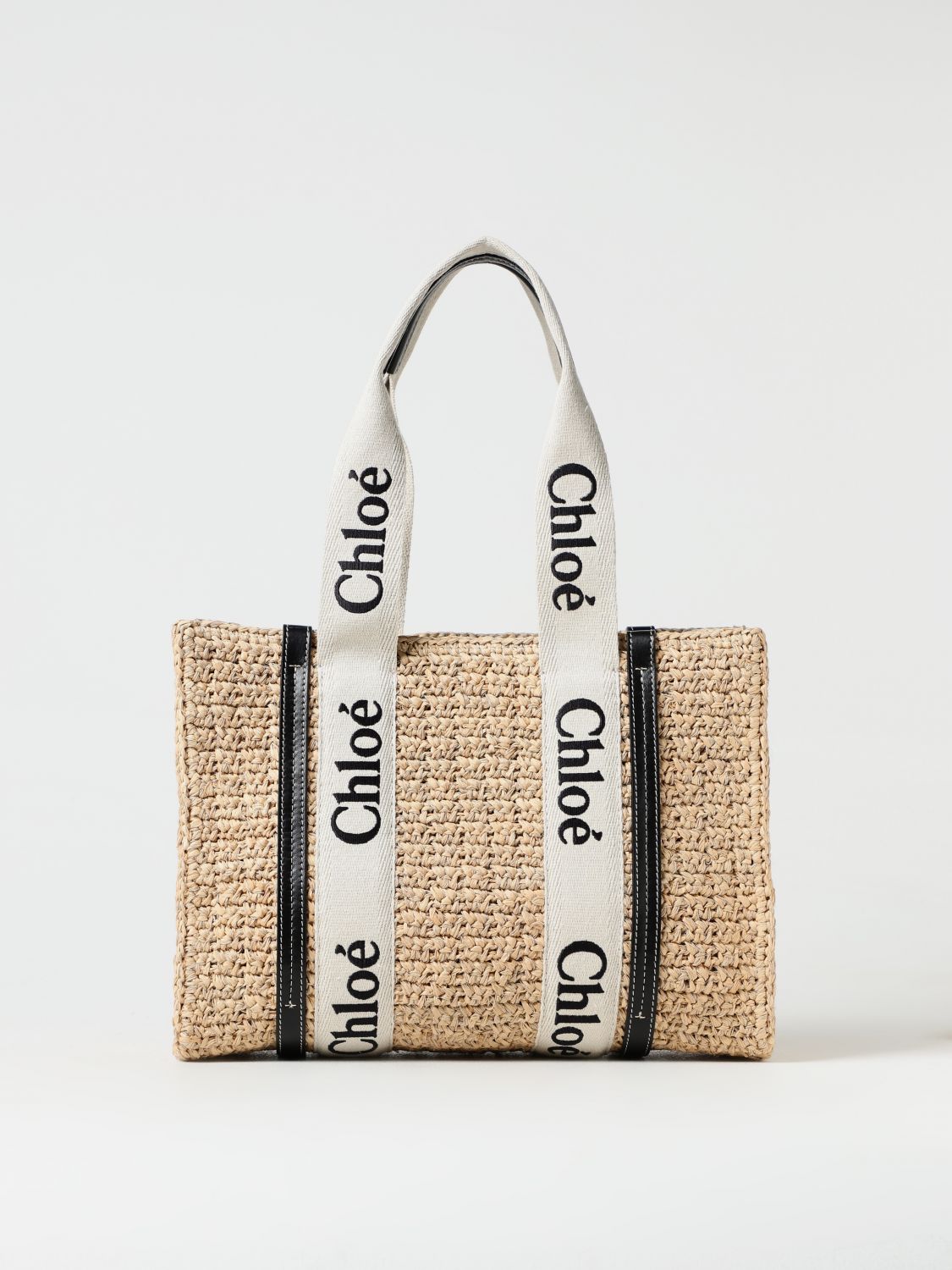 Shop Chloé Tote Bags  Woman Color Sand