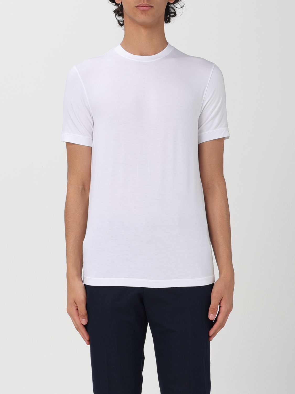 Shop Giorgio Armani T-shirt  Men Color White