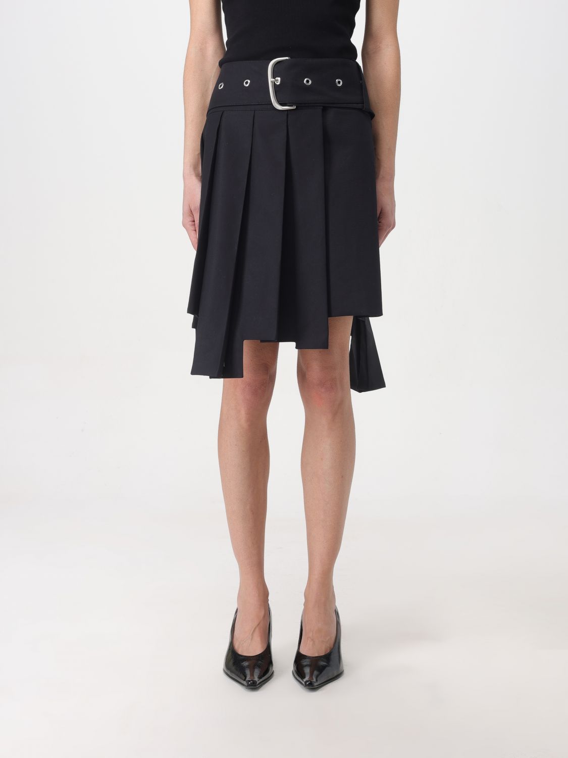 Shop Off-white Skirt  Woman Color Black