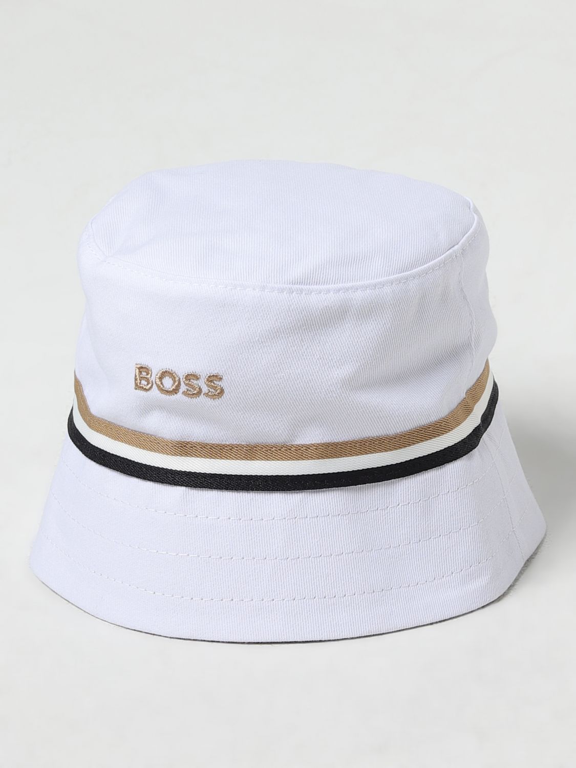 Bosswear Hat Boss Kidswear Kids Colour White