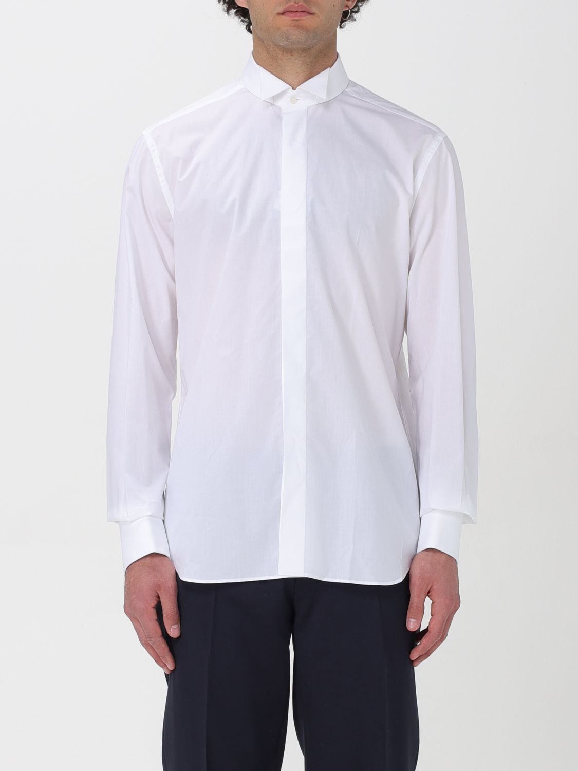 Corneliani Shirt  Men Colour White In 白色