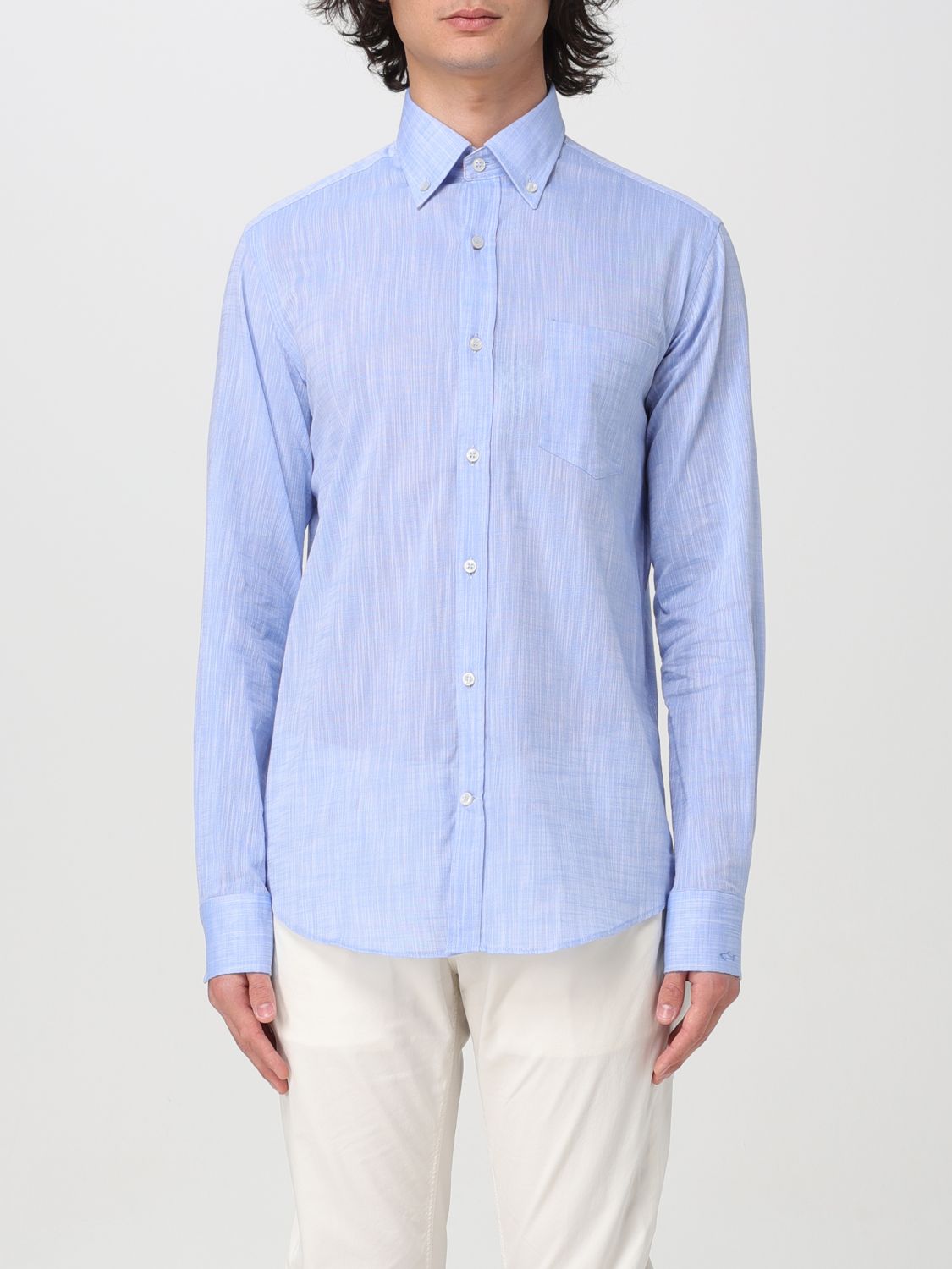 Paul & Shark Shirt  Men Color Gnawed Blue