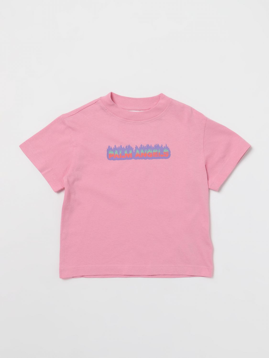 Shop Palm Angels T-shirt  Kids Kids Color Pink